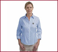Red House Ladies 3/4-Sleeve Non-Iron Pinpoint Oxford