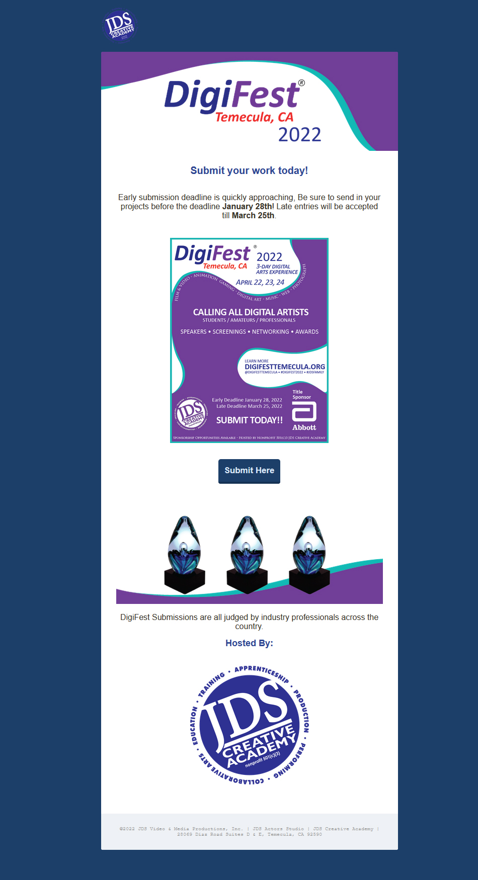 DigiFest Temecula - Early Submissions Deadline