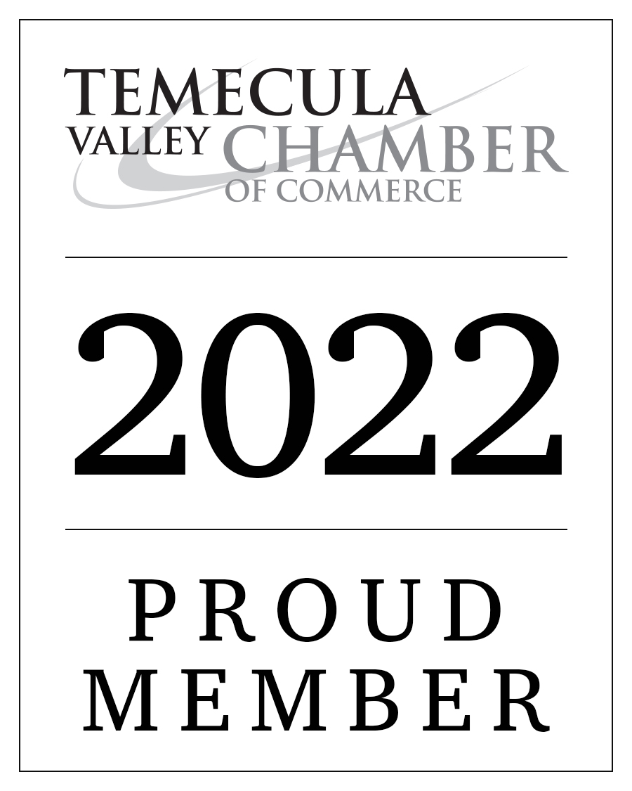 Temecula Valley Chamber of Commerce 2021 Proud Member